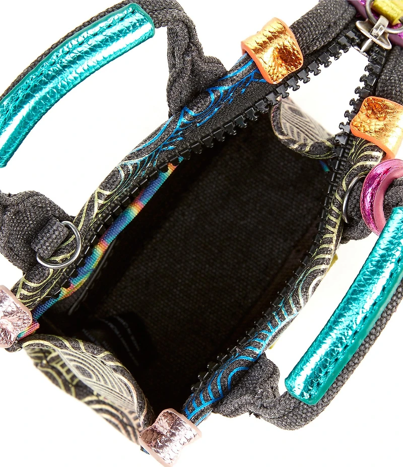 Kurt Geiger London Micro Southbank Geometric Pattern Crossbody Bag