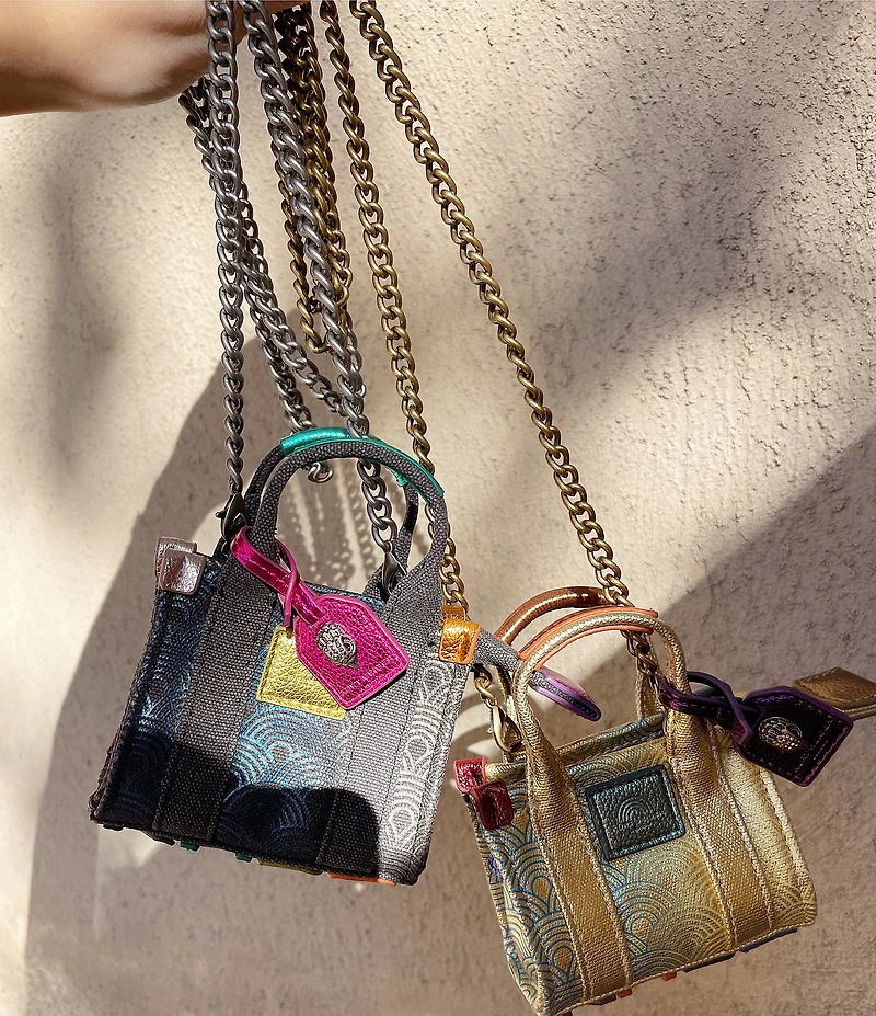 Kurt Geiger London Micro Southbank Geometric Pattern Crossbody Bag