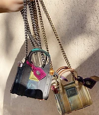 Kurt Geiger London Micro Southbank Geometric Pattern Crossbody Bag