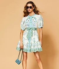 Kurt Geiger London Micro Velvet Kensington Chain Strap Crossbody Bag