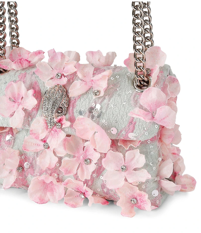 Kurt Geiger London Mini Kensington 3D Flowers Crossbody Bag