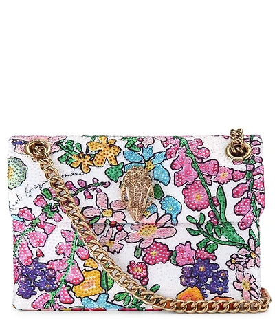 Kurt Geiger London Mini Kensington Floral Fabric Crossbody Bag
