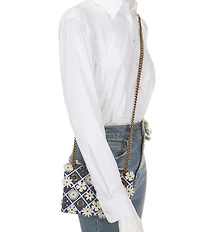 Kurt Geiger London Mini Kensington Flowers Convertible Crossbody Bag
