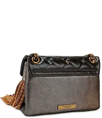 Kurt Geiger London Mini Kensington Rhinestoned Fringe Crossbody Bag