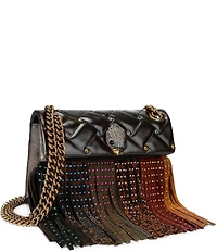 Kurt Geiger London Mini Kensington Rhinestoned Fringe Crossbody Bag