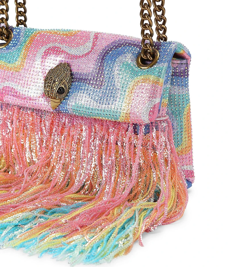 Kurt Geiger London Mini Kensington Fringe Crossbody Bag