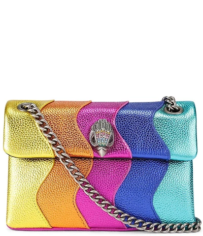 Kurt Geiger London Mini Kensington Leather Rainbow Crossbody Bag