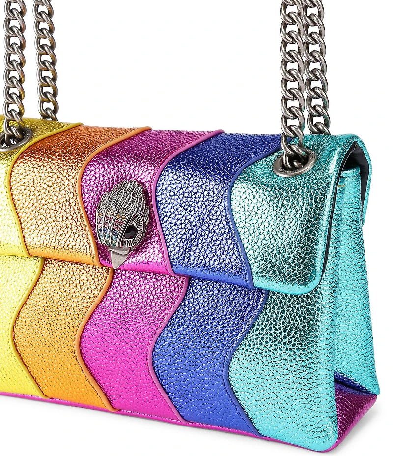 Kurt Geiger London Mini Kensington Leather Rainbow Crossbody Bag