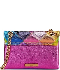 Kurt Geiger London Mini Kensington Metallic Rainbow Crossbody Bag