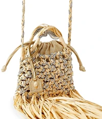 Kurt Geiger London Mini Macrame Crystal Clutch