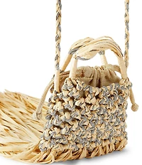 Kurt Geiger London Mini Macrame Crystal Clutch