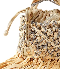 Kurt Geiger London Mini Macrame Crystal Clutch