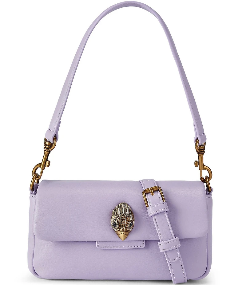 Kurt Geiger London Mini Gold Oxford Leather Crossbody Bag
