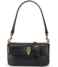 Kurt Geiger London Mini Gold Oxford Leather Crossbody Bag