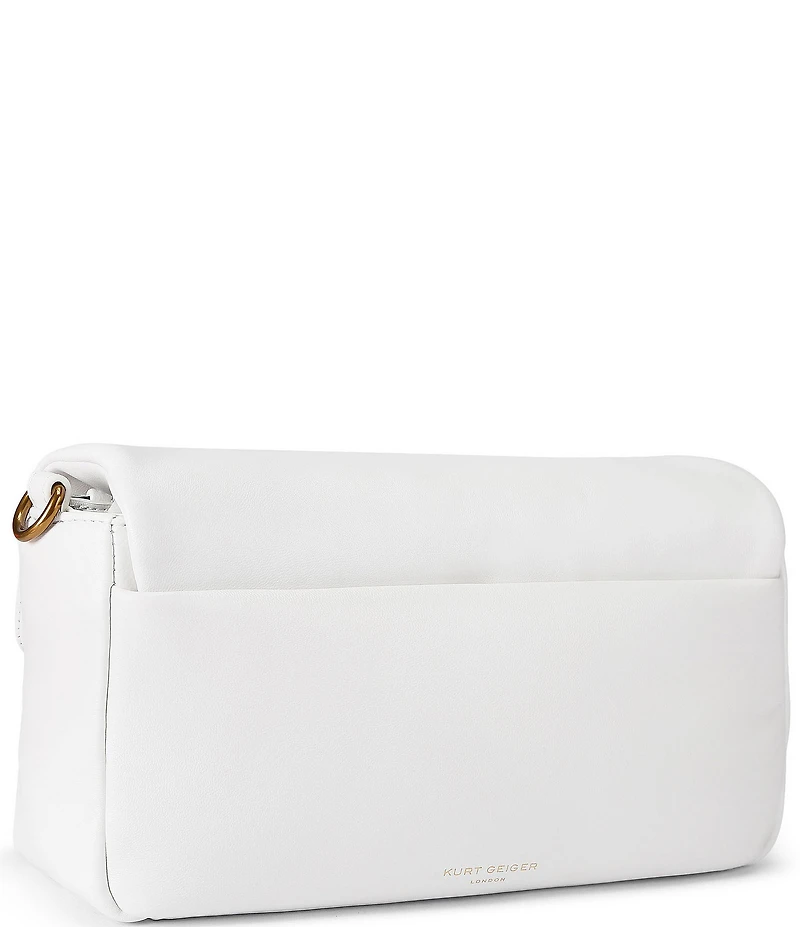 Kurt Geiger London Mini Gold Oxford Leather Crossbody Bag