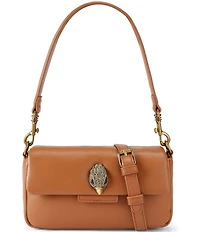 Kurt Geiger London Mini Gold Oxford Leather Crossbody Bag