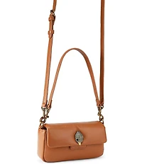 Kurt Geiger London Mini Gold Oxford Leather Crossbody Bag