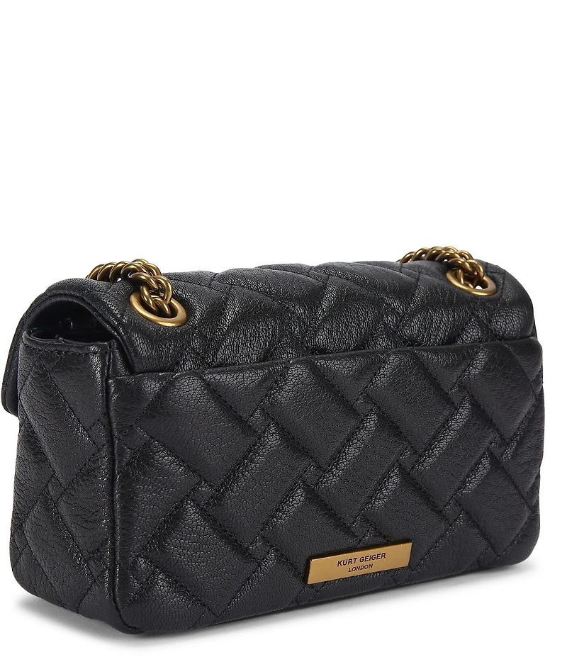 Kurt Geiger London Mini Pimlico Quilted Crossbody Shoulder Bag