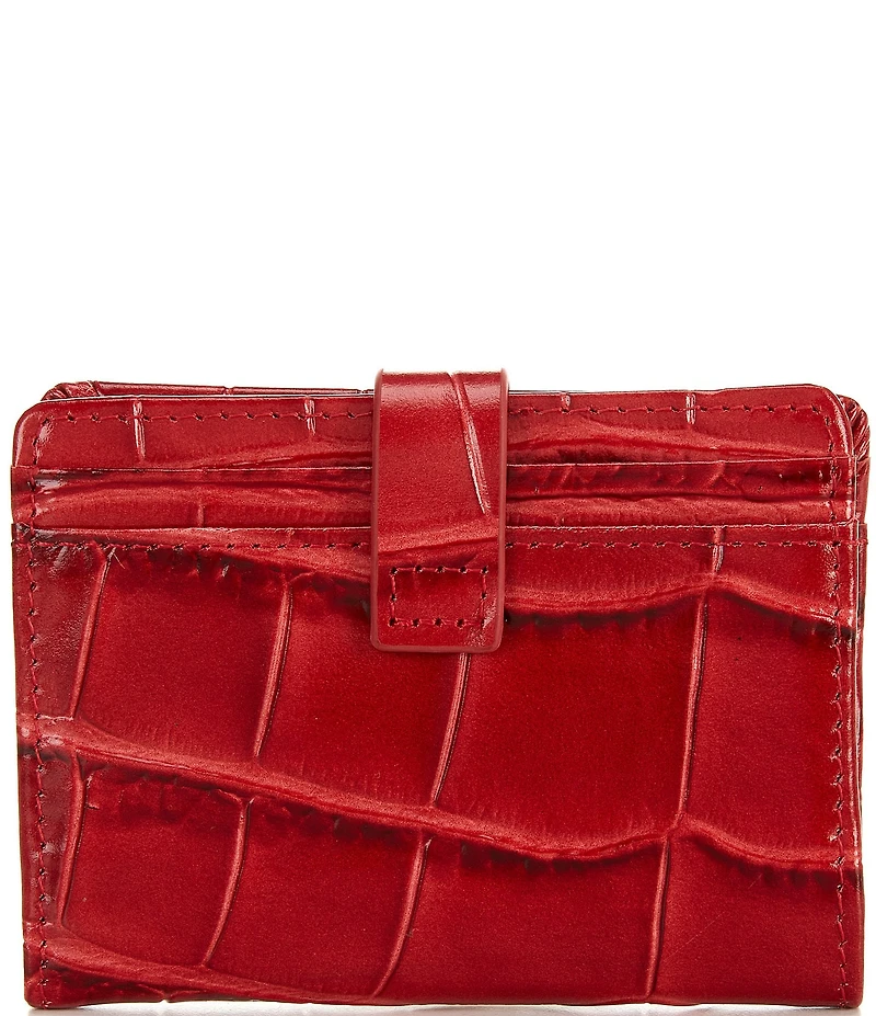 Kurt Geiger London Kensington Crocodile Embossed Leather Multi Card Case