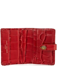 Kurt Geiger London Kensington Crocodile Embossed Leather Multi Card Case