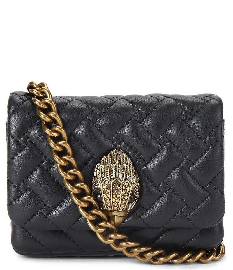 Kurt Geiger London Nano Kensington Kurt Quilted Crossbody Bag