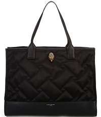 Kurt Geiger London Recycled Nylon Quilted Shopper Tote Bag
