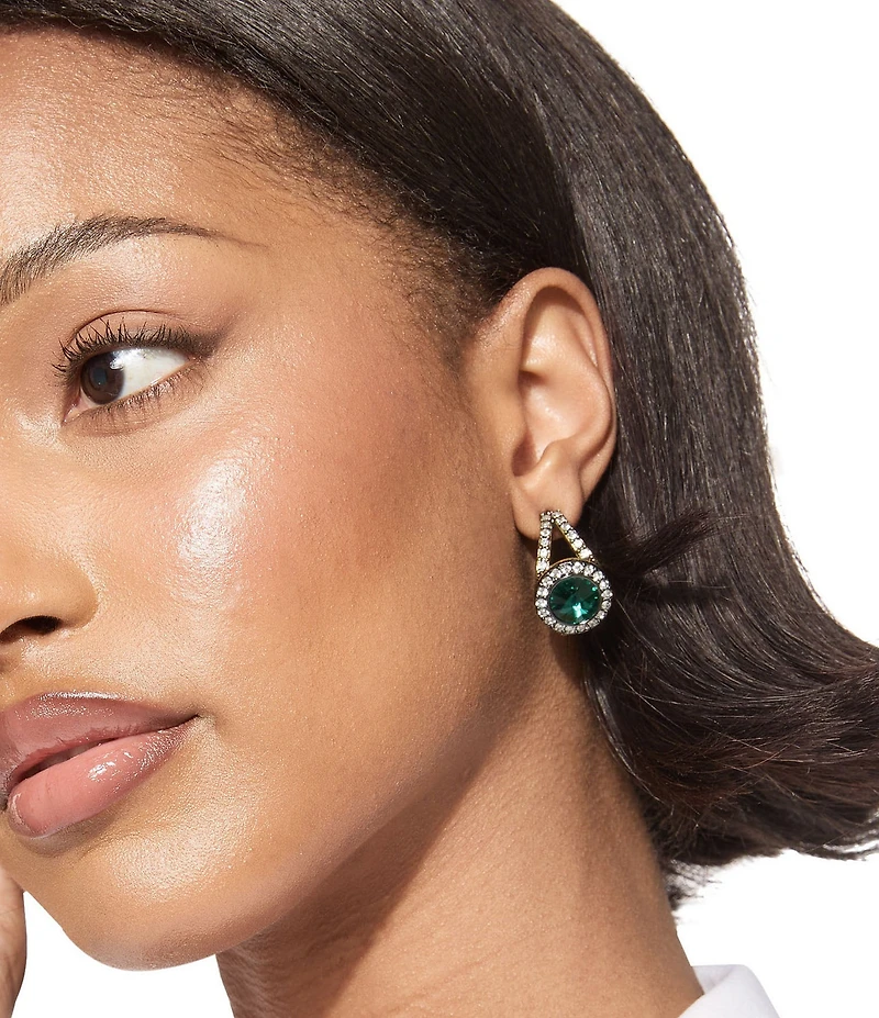 Kurt Geiger London Octavia Gemstone Hoop Earrings