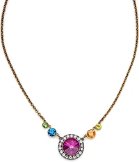 Kurt Geiger London Octavia Gemstone Short Pendant Necklace