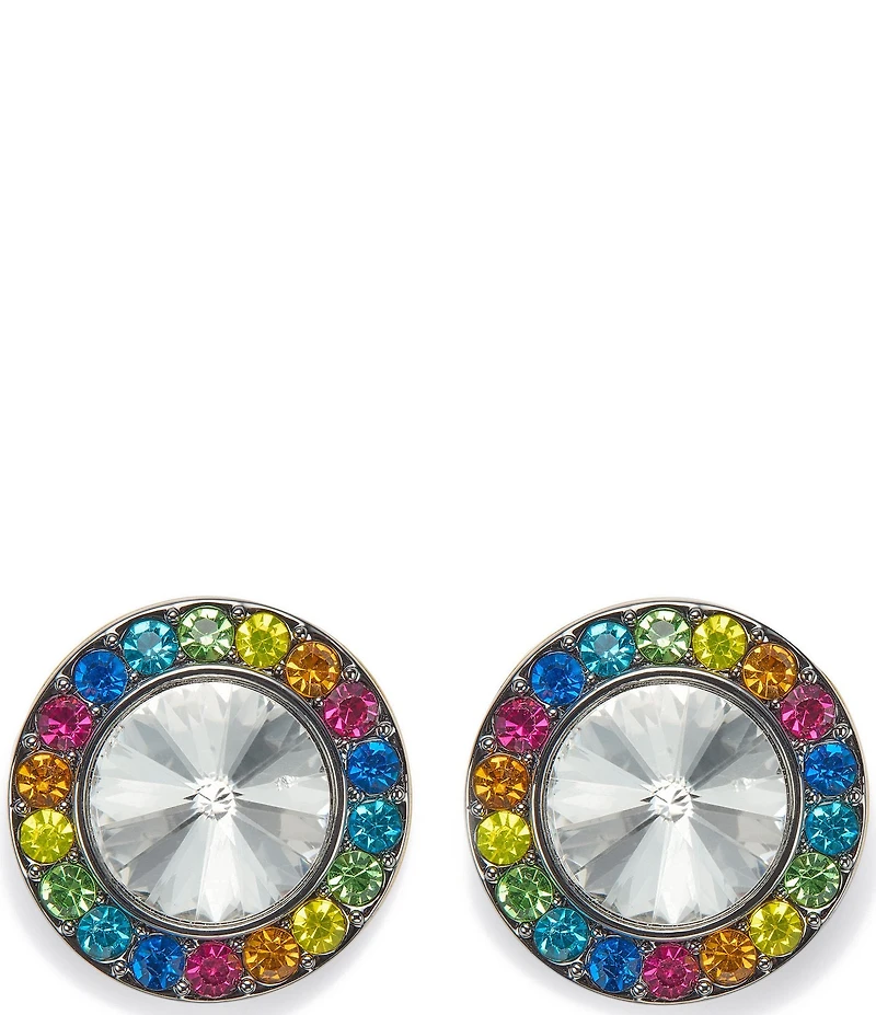 Kurt Geiger London Octavia Gemstone Statement Stud Earrings
