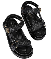 Kurt Geiger London Orson Leather Slingback Sandals