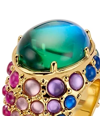 Kurt Geiger London Oval Mood Stone Cocktail Ring