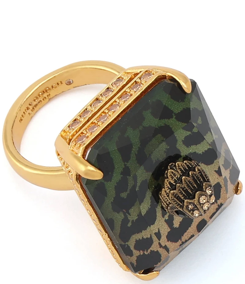 Kurt Geiger London Oval Stone Mood Cocktail Ring
