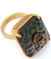 Kurt Geiger London Oval Stone Mood Cocktail Ring