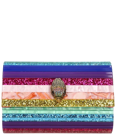 Kurt Geiger London Party Rainbow Glitter Eagle Clutch