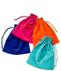 Kurt Geiger London Pav Heart Stone Drop Earrings