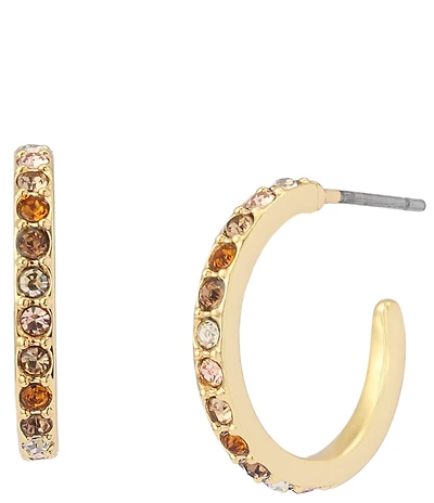 Kurt Geiger London Pav Huggie Hoop Earrings