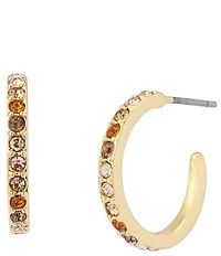 Kurt Geiger London Pav Huggie Hoop Earrings