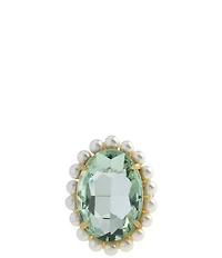 Kurt Geiger London Pearl Oval Stone Cocktail Ring