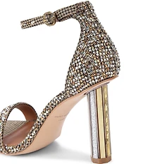 Kurt Geiger London Perspex Crystal Houndstooth Dress Sandals