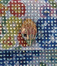 Kurt Geiger London Pickle Rhinestone Floral Shoulder Bag