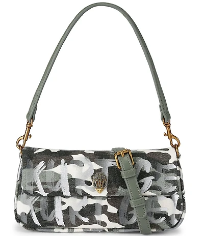 Kurt Geiger London Pickle Camo Print Shoulder Bag