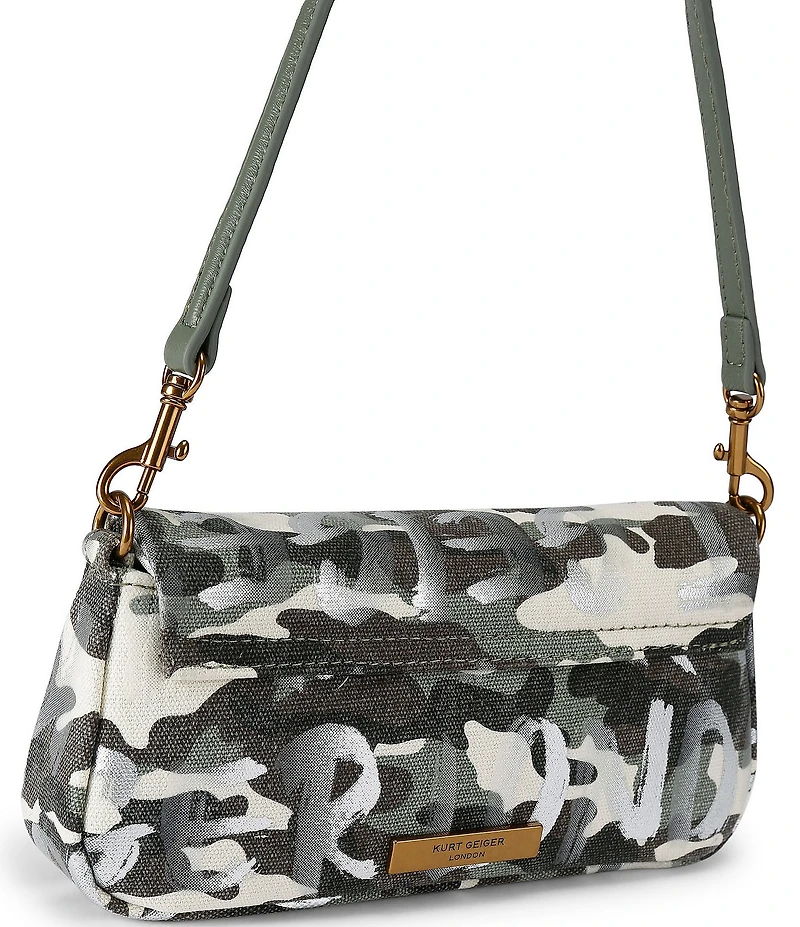 Kurt Geiger London Pickle Camo Print Shoulder Bag