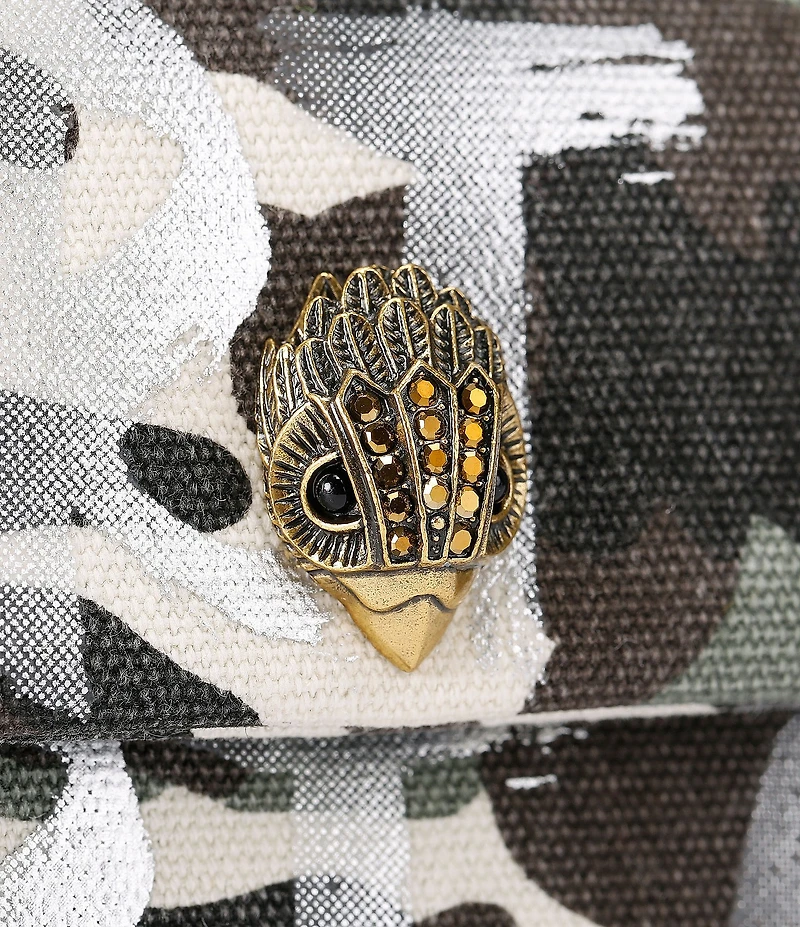 Kurt Geiger London Pickle Camo Print Shoulder Bag