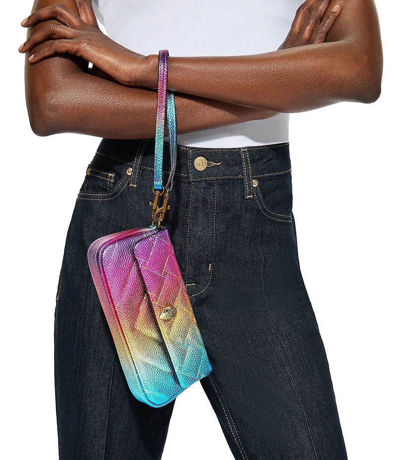 Kurt Geiger London Pickle Rainbow Ombre Shoulder Bag