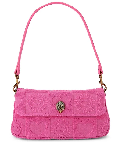 Kurt Geiger London Pickle French Terry Sun & Heart Shoulder Bag