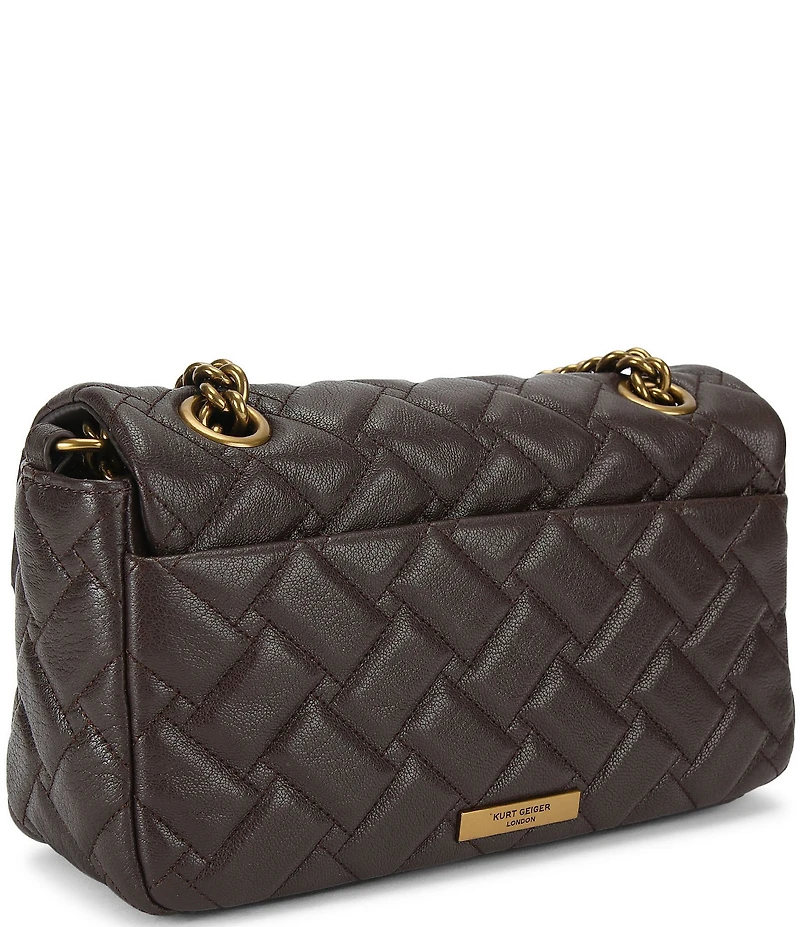 Kurt Geiger London Pimlico Quilted Shoulder Crossbody Bag
