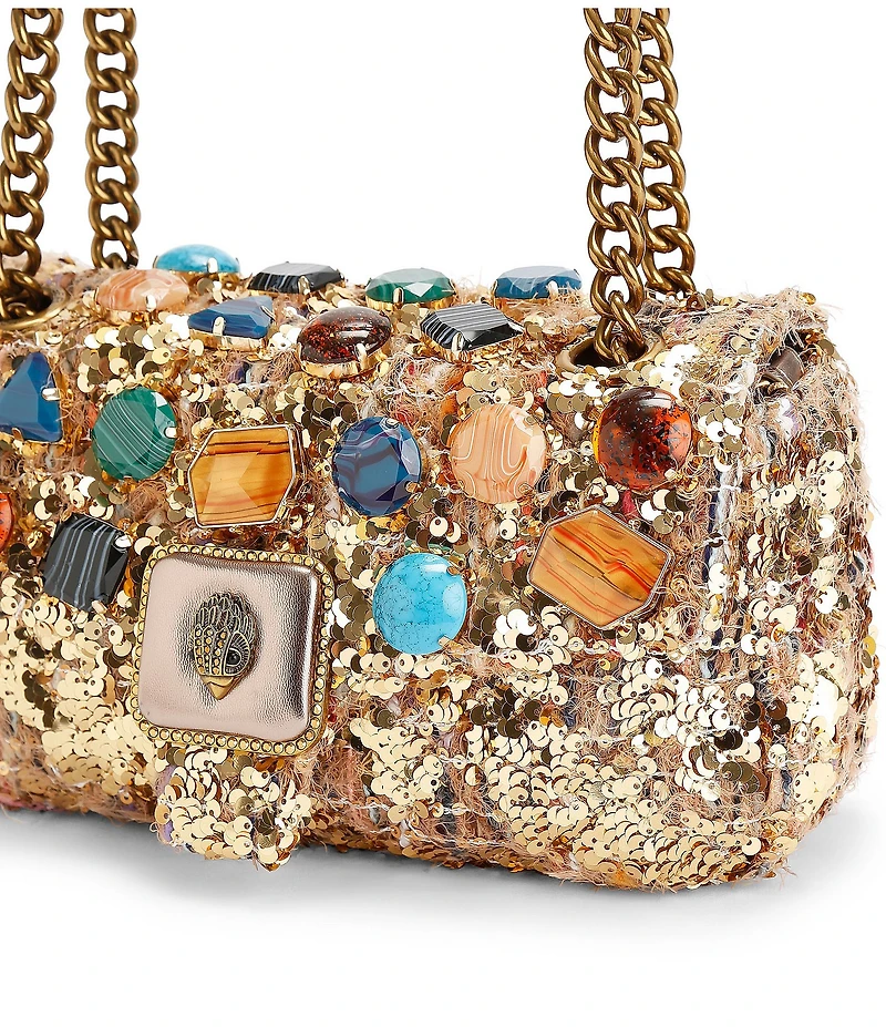 Kurt Geiger London Pimlico Sequin Jeweled Shoulder Crossbody Bag