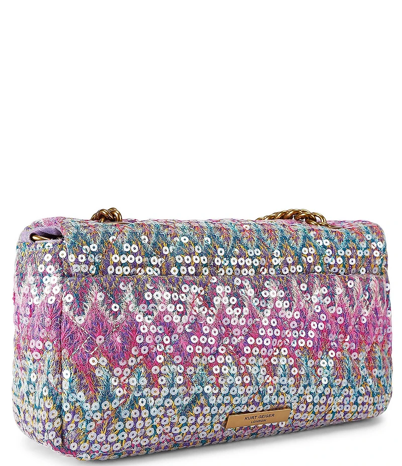 Kurt Geiger London Pimlico Sequin Shoulder Crossbody Bag