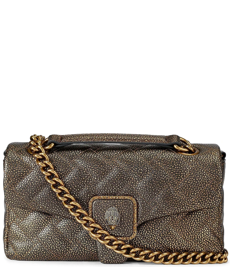 Kurt Geiger London Pimlico Metallic Dotted Shoulder Crossbody Bag