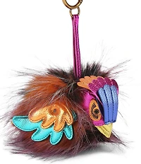 Kurt Geiger London Pom Pom Faux Fur Bag Charm